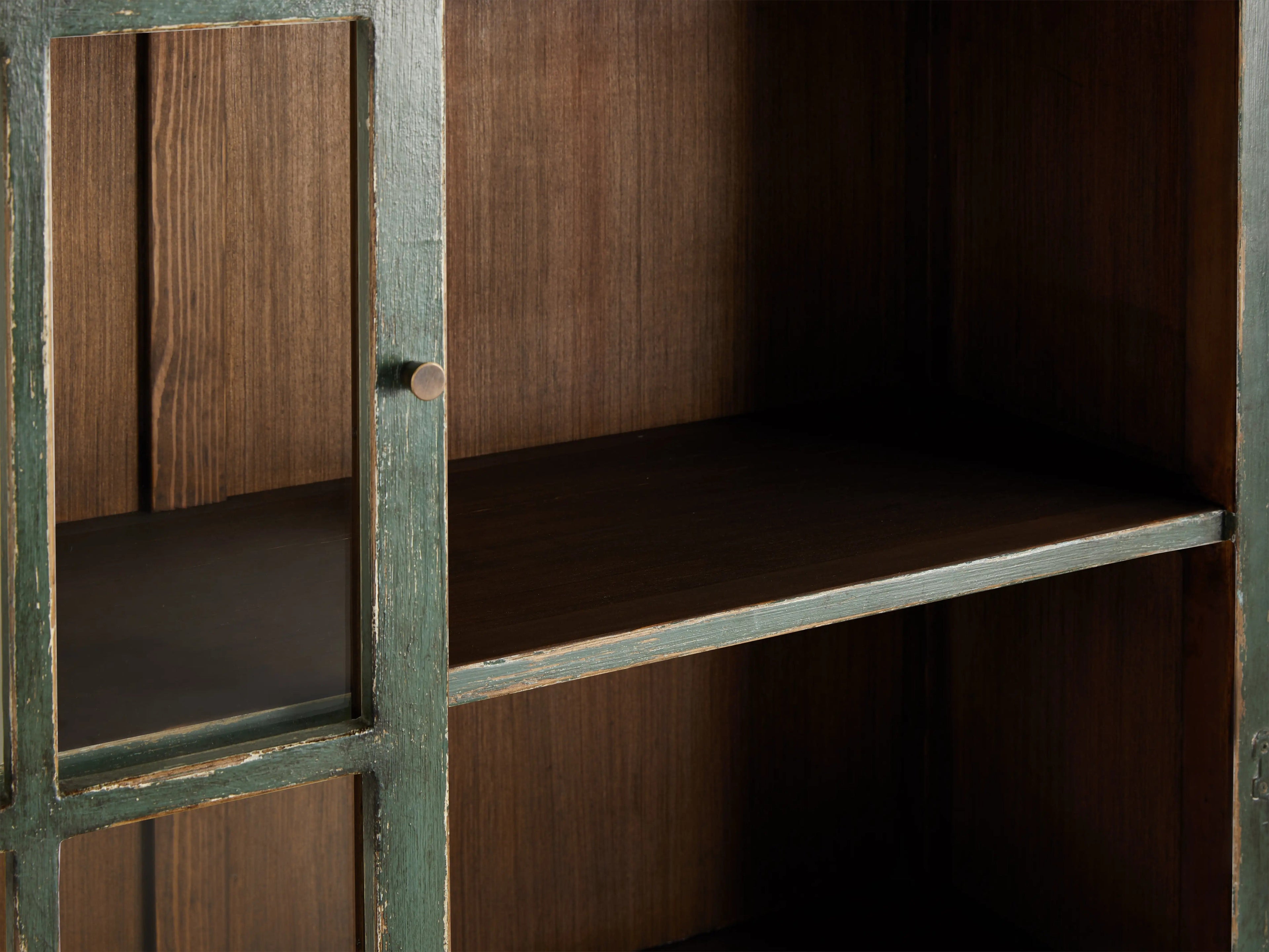 Merritt Solid Pine Tall Display Cabinet with Living Rooms Dining Areas Entryways