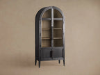 Hattie Solid Oak Glass Display Cabinet