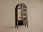 Hattie Solid Oak Glass Display Cabinet