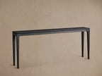 Park Ash Wood Entryway Console Table Minimalist Style Ebony Hallway Entrance Table
