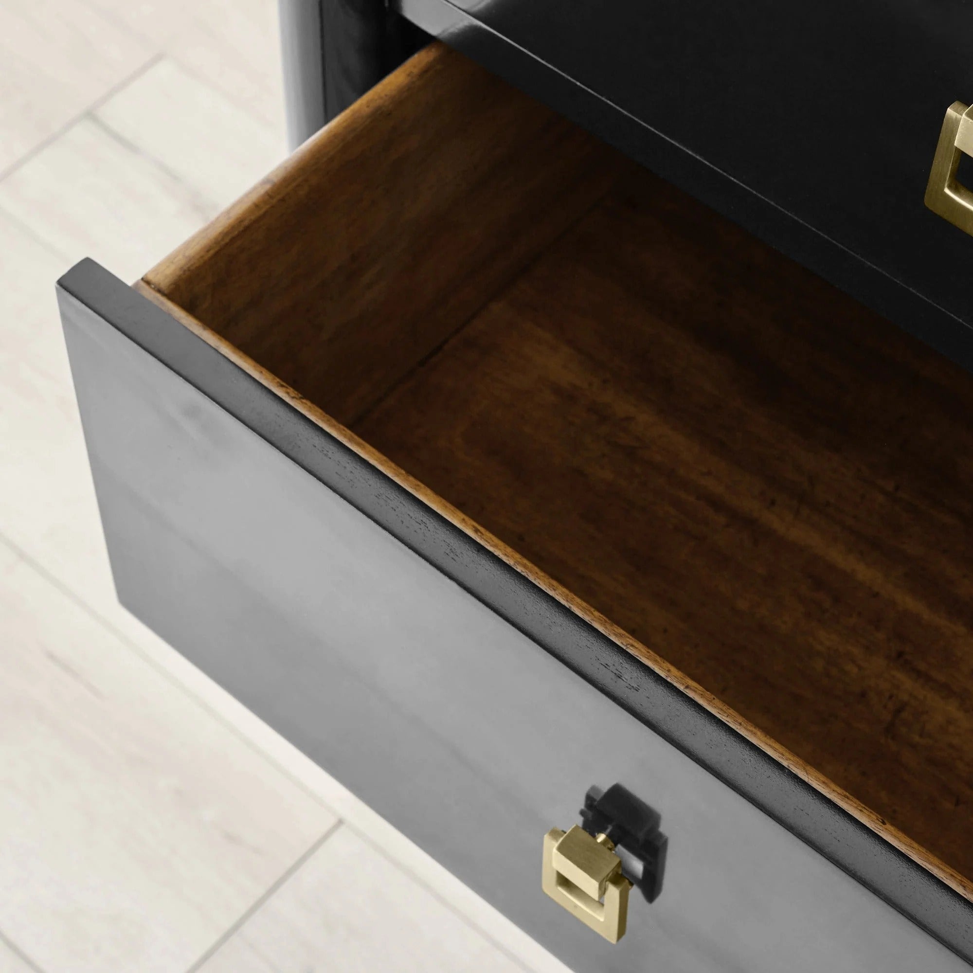 Commode à six tiroirs Lavenir Wood, style français, minimalisme moderne, meuble de rangement pour entrée