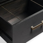 Tremont Mindi Wood Bookcase File Cabinets Mid-Century Tall Display Cabinets Sideboards