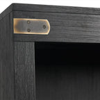 Tremont Mindi Wood Bookcase File Cabinets Mid-Century Tall Display Cabinets Sideboards