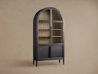 Hattie Solid Oak Glass Display Cabinet