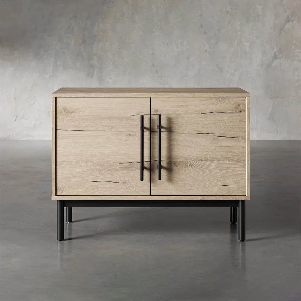 Sullivan Modern Wood Sideboards Buffet Cabinet Two-Door Entrance Cabinet