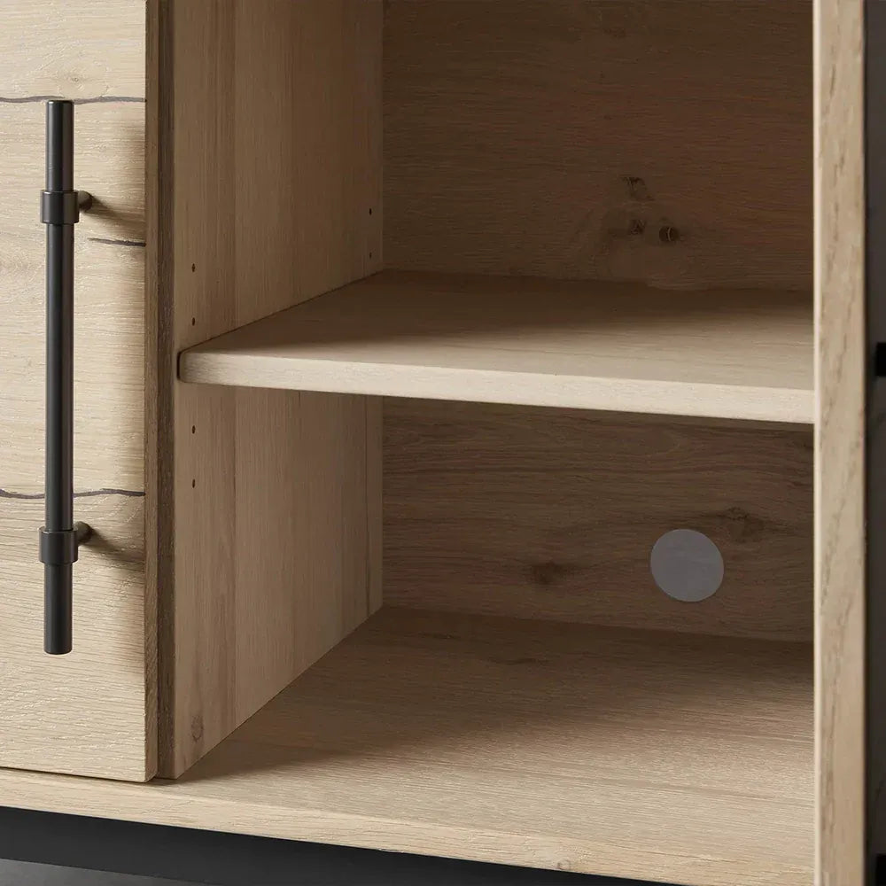 Sullivan Modern Wood Sideboards Buffet Cabinet Two-Door Entrance Cabinet