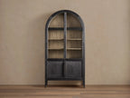 Hattie Solid Oak Glass Display Cabinet