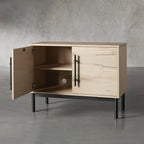 Sullivan Modern Wood Sideboards Buffet Cabinet Two-Door Entrance Cabinet