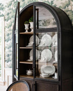 Hattie Solid Oak Glass Display Cabinet