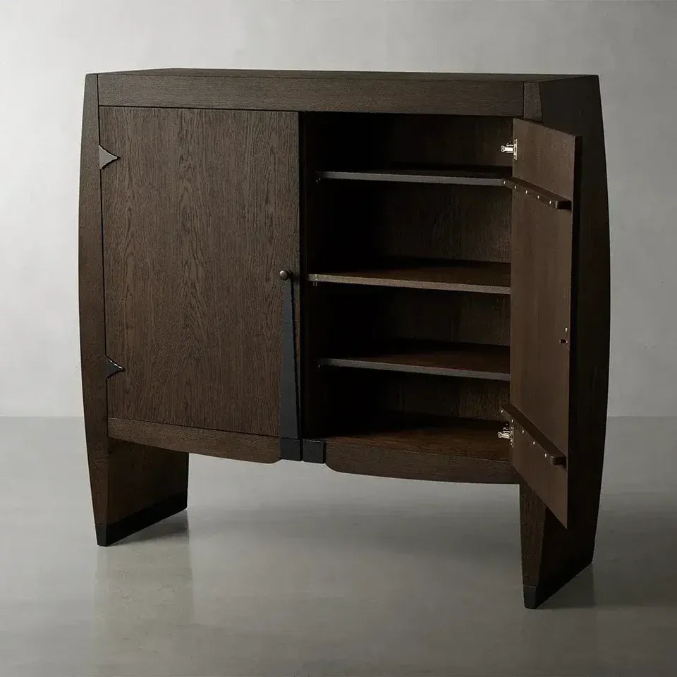 Dacia Vintage Eiche Buffet Sideboard Holz Eingangsschrank Aufbewahrungsschrank Wohnzimmer Eingangsbereich