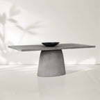 Cavallino Classico Outdoor Concrete Dining Table with Oval Base