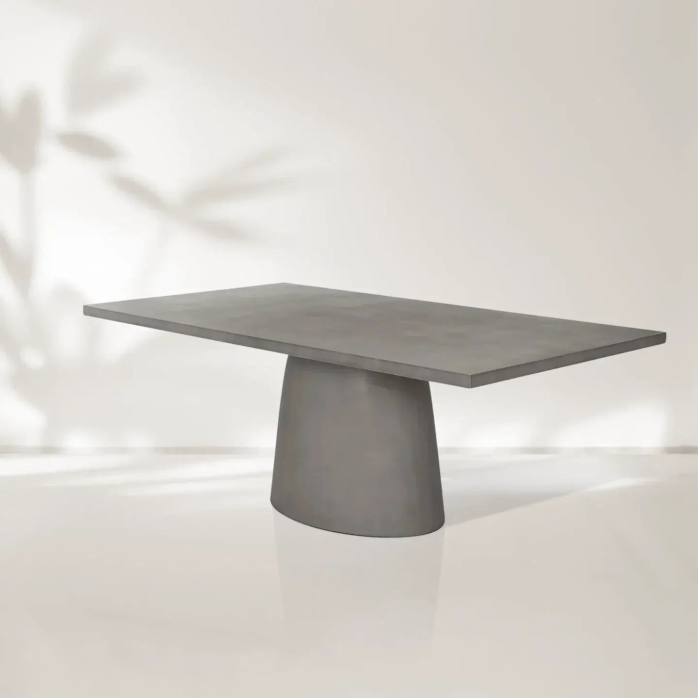 Cavallino Classico Outdoor Concrete Dining Table with Oval Base