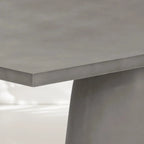 Cavallino Classico Outdoor Concrete Dining Table with Oval Base