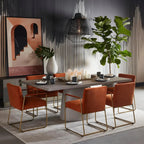 Cavallino Classico Outdoor Concrete Dining Table with Oval Base