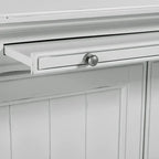 Modulare Vitrine mit Glasfront aus Pappelholz, Bücherregal für den Wohnbereich, Hochschrank aus Pappelholz