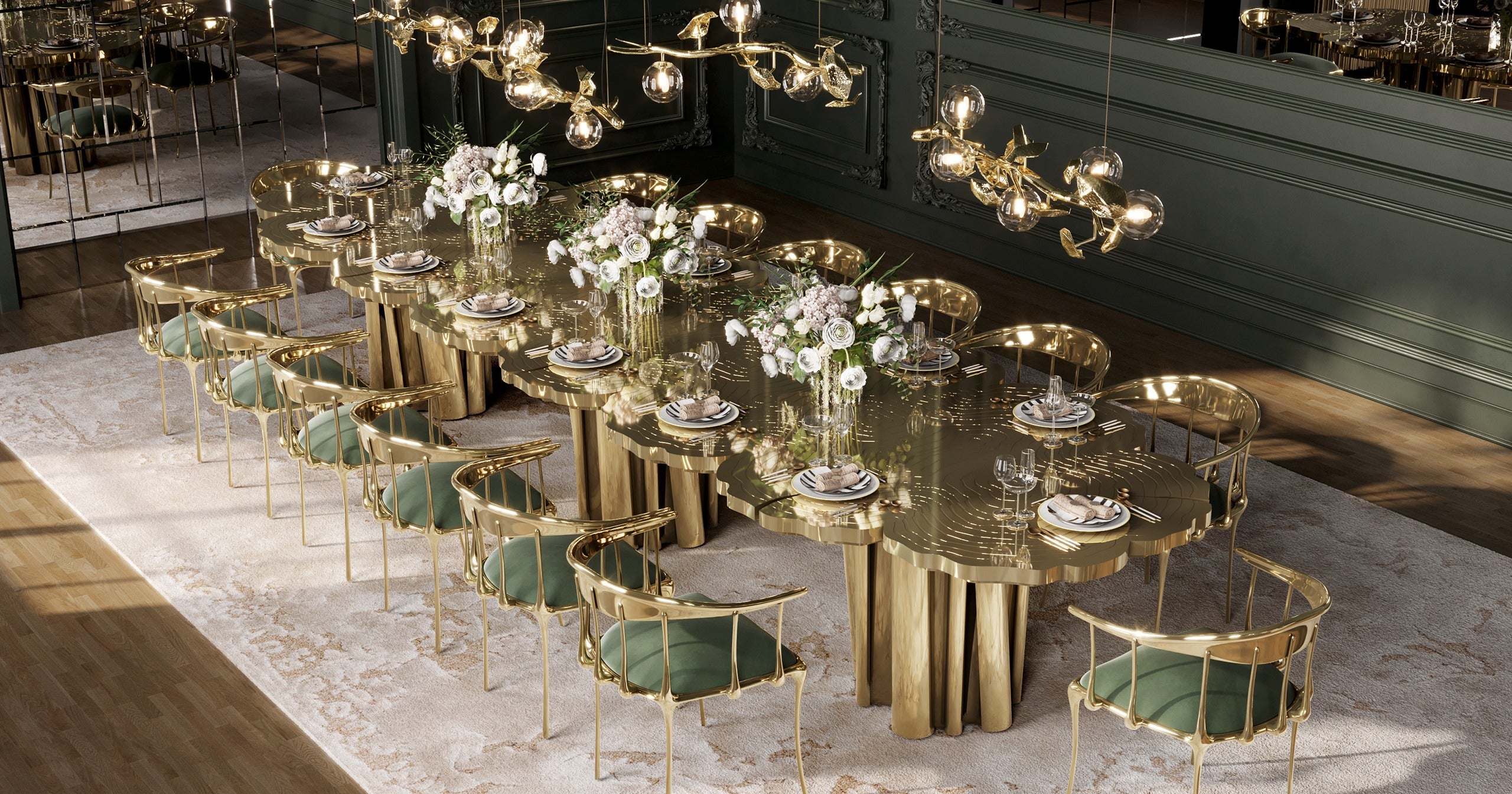 Fortuna Sculptural Dining Table