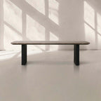 San Germani Espressotisch 72" Couchtisch mit Steinplatte Clement Untergestell Beistelltisch Teetisch