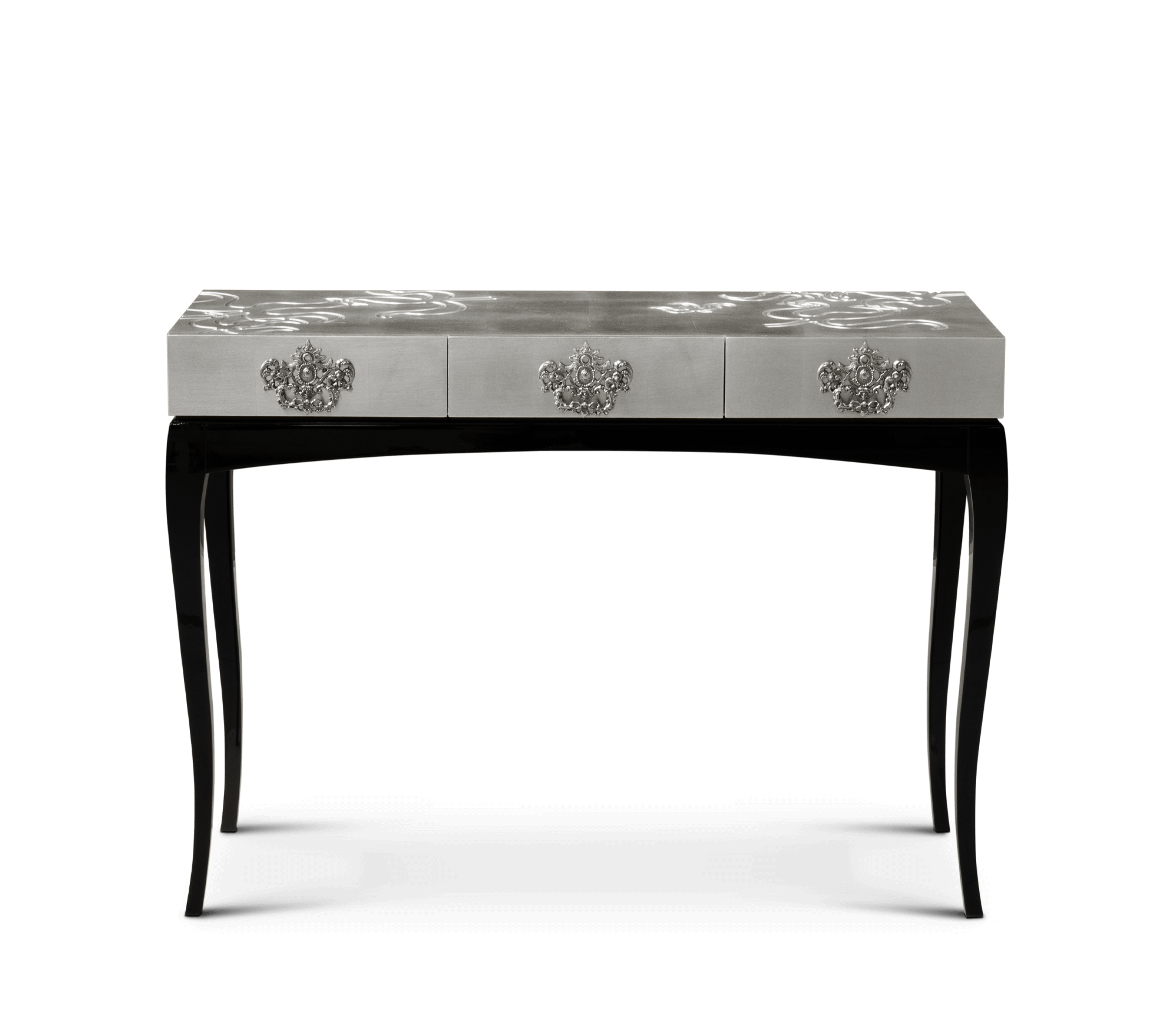 Trinity Consoles Luxury Carved Entryways Cabinet Table