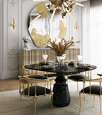 Pietra Square Marble Dining Table