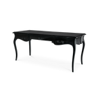 Boulevard II Gloss Black Classic Luxury Writing Desk