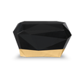 Diamond Faceted Geometric High Gloss Luxury Nightstand