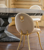 Bonsai Dining Table with Minimalism & Personalized Faceted Dining Table