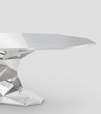 Bonsai Dining Table with Minimalism & Personalized Faceted Dining Table