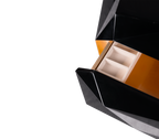 Diamond Faceted Geometric High Gloss Luxury Nightstand