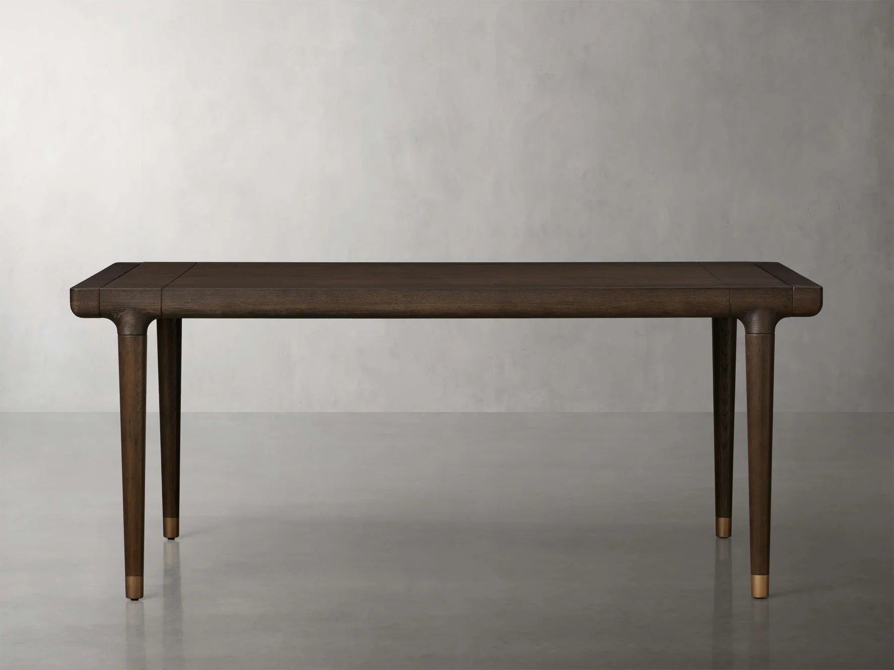 Eletta White Oak Wood Expandable Dining Table with 15″ Extensions Allow
