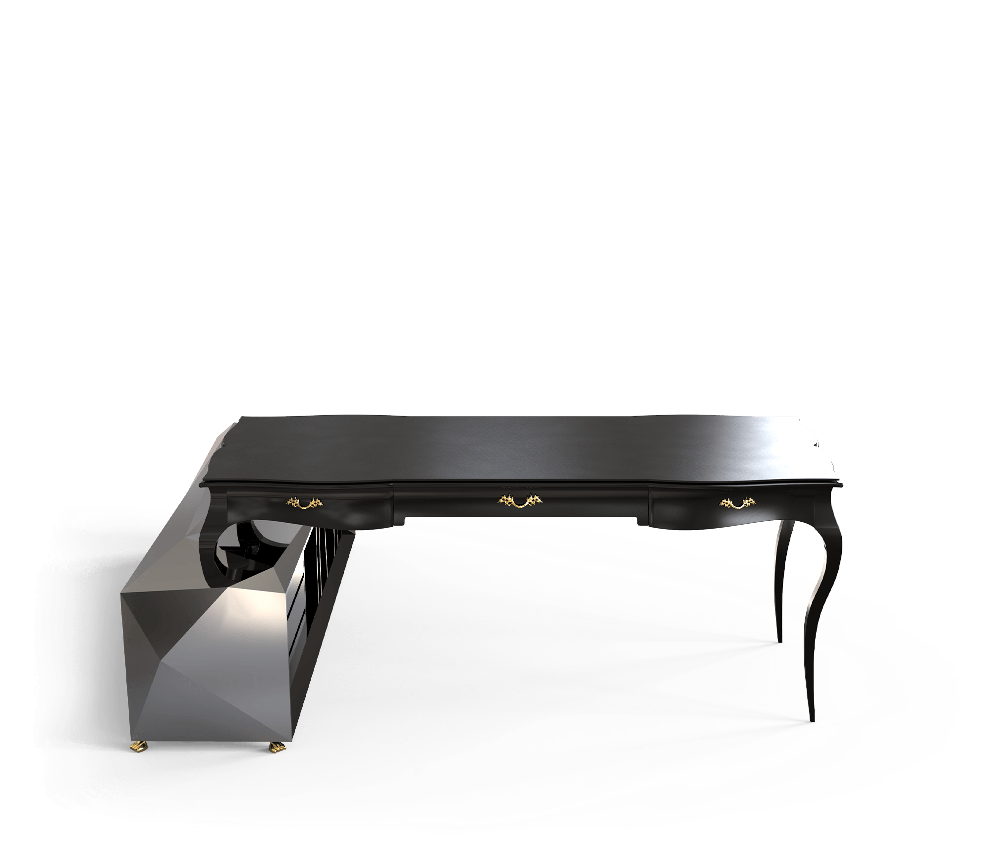 Boulevard Diamond Classic Modern Executive Desk