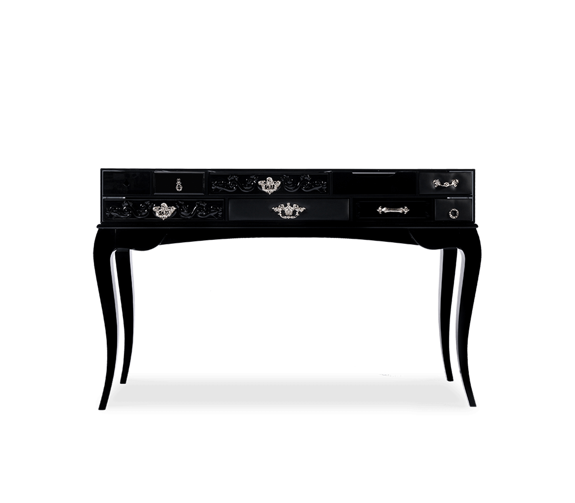 York Consoles with Classic High Gloss Entryways Cabinet Table