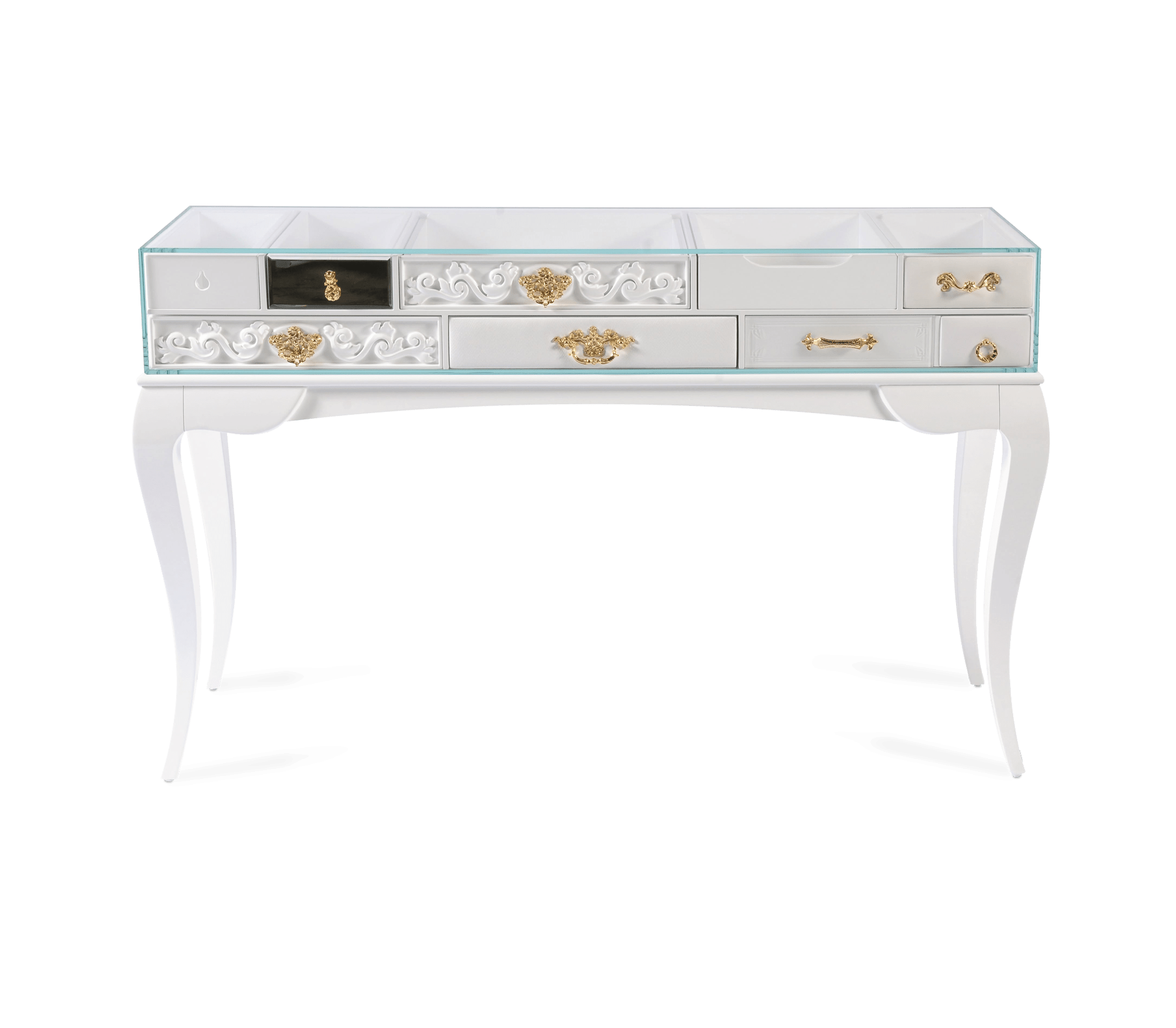 York Consoles with Classic High Gloss Entryways Cabinet Table