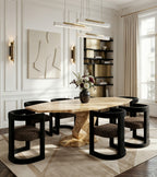 Bonsai Dining Table with Minimalism & Personalized Faceted Dining Table