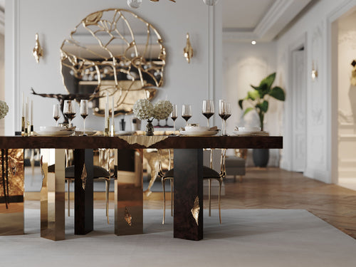 Empire Poplar Root Dining Table