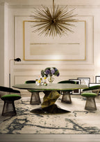 Bonsai Dining Table with Minimalism & Personalized Faceted Dining Table