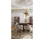 Amara Bouclé Modern Luxury Brass Chair