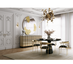 Pietra Square Marble Dining Table