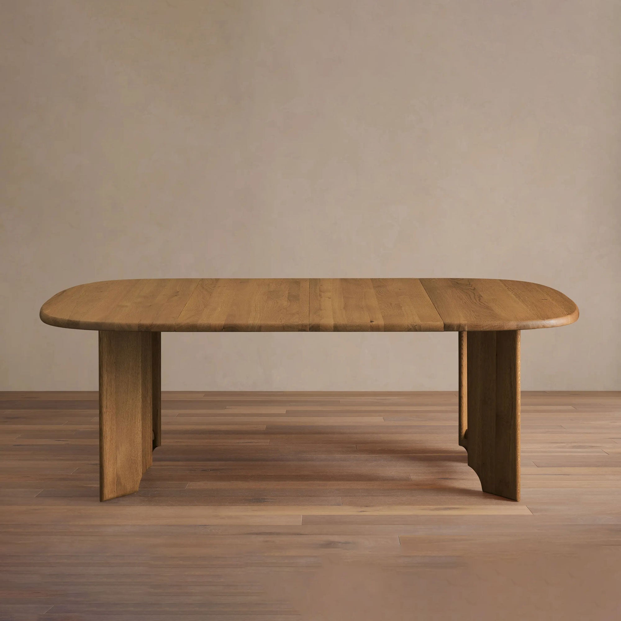 Jolson Wood Esstisch rechteckig, ausziehbar, Honigfarben & zwei 20" Einlegeplatten