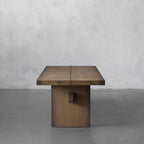 Mihaela Rectangle Oak Wood Dining Table