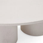 Cascade Coffee Table Durable Sofa Center Tea Table Outdoor Concrete Center Tea Table