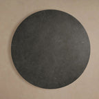 Finnley Round Marble Stone Top With Wood Plinth Bases