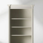 Athens Wood Modular Bookcase Old-world Vintage Living Room Tall Cabinet