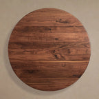 Modern Simplicity Jacob Round Dining Tablewith Vertex Solid Iron Base