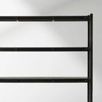 Brock Open Bookshelf Mid-century Wood Bookcase Living Display Shelf with Drawer